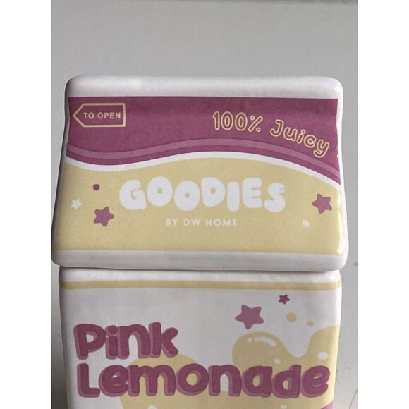 DW Home Goodies Pink Lemonade Scented Candle 6.4 Oz Juice Box NEW - Picture 2 of 10